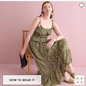 J.Crew Floral Maxi Dress